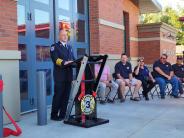 Grand Opening Ceremony with Chief Bramell speaking