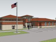 Station 35 Entrance Elevation Drawing